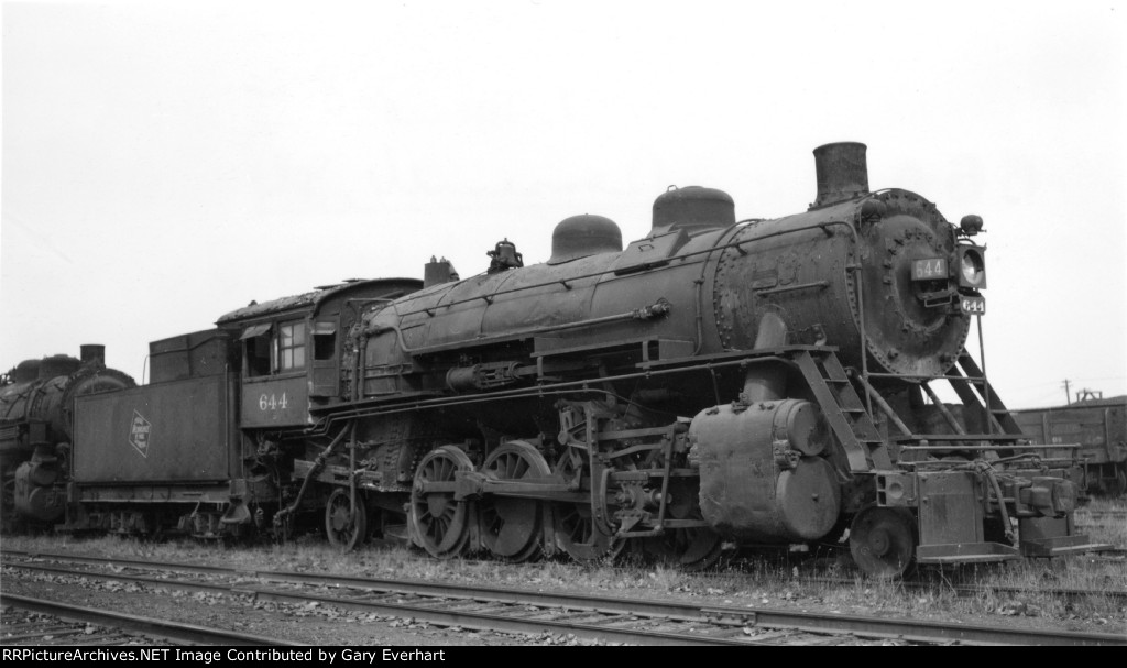 MILW 2-8-2 #644 - MIlwaukee Road